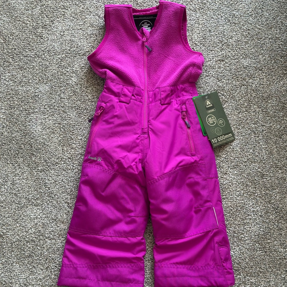 Kamik kids Storm snow bib